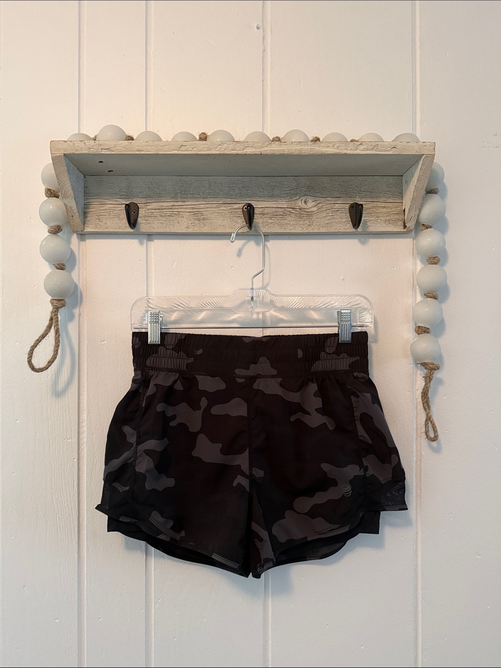 MPG Black & Gray Camo Athletic Shorts